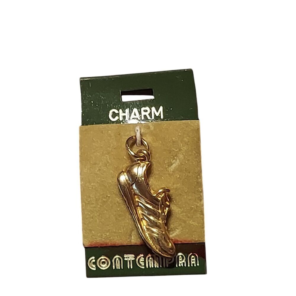 VTG Contempra Goldtone Shoe Charm